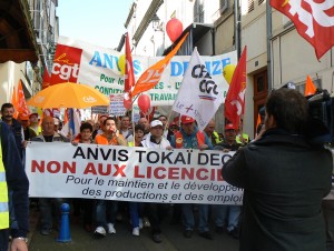La manif légendaire des Anvis à Decize