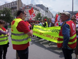 L'Union locale CGT avec les salariés d'Anvis